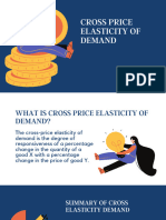 Cross Price Elasticity of Demand