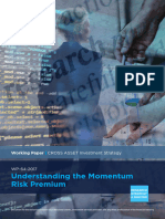 2017.10 - WP 064 - Understanding The Momentum Risk Premium - EN