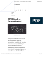 80:20 Kuralı Ve Zaman Yönetimi. Bilmiyorum Farkında Mısınız Ancak Bir - by Ayhan KORKMAZ - Türkçe Yayın - Medium