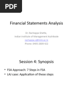 FSA - Ratio Analysis