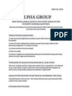Alpha Group Research