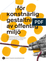 1 Procent For Konstnarlig Gestalting Av Miljo