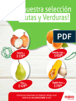 Flyer Frutas y Verduras - MDQ