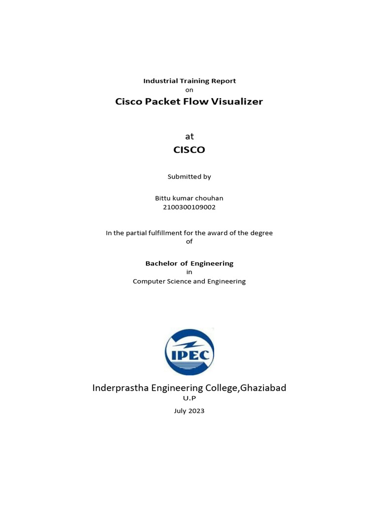 Bittu internship report pdf