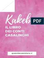 Kakebo 2024 italiano: Trasforma le tue finanze una settimana alla