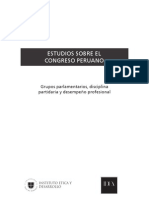 Estudios Sobre El Congreso Peruano