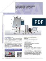 Mod. SSC/EV: Entrenador Computarizado Con Concentrador Solar