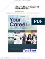 Your Career How To Make It Happen 9th Edition Harwood Test Bank