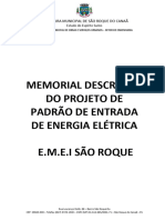 Memorial Descritivo - P.E