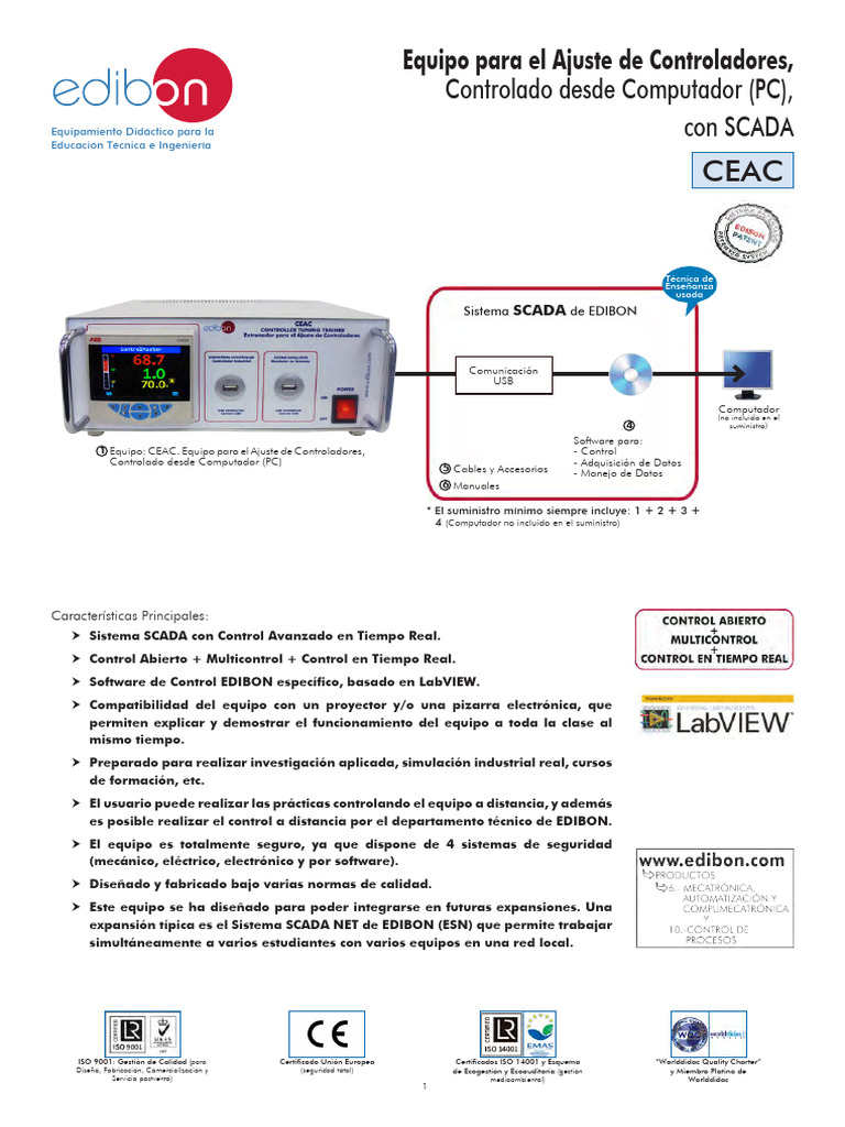 Equipo CEAC: Ajuste de Controladores HIL | PDF | Scada | Software