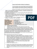 LK-1 Format Laporan Hasil Analisis Penilaian Pembelajaran-1