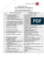 FoL Annexure XVIII List of Recognised Journals