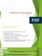 Lecture 4 - Production of News Reports