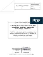 Plan de Manejo Ambiental Sefeme 2023 Cascas