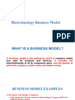 Biotechnology Business Model