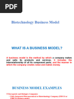 Biotechnology Business Model