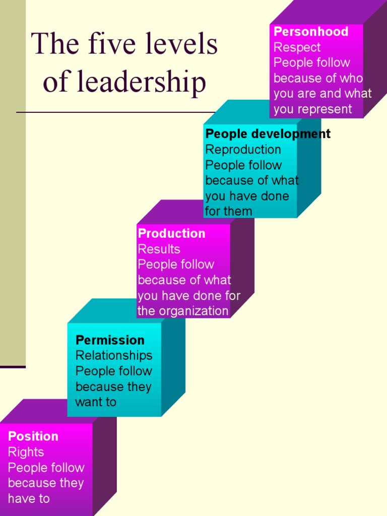 Five Levels of Leadership PDF Modifikasi Perilaku