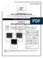 Chapter - 9 Ms Word ( Page Layout )