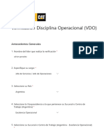 Verificación Disciplina Operacional (VDO) 1
