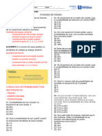 Atividade 6ºano Probabilidade JAN