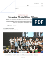 Menakar Elektabilitas Gibran - Kompas - Id