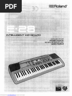 Roland Keyboard E28