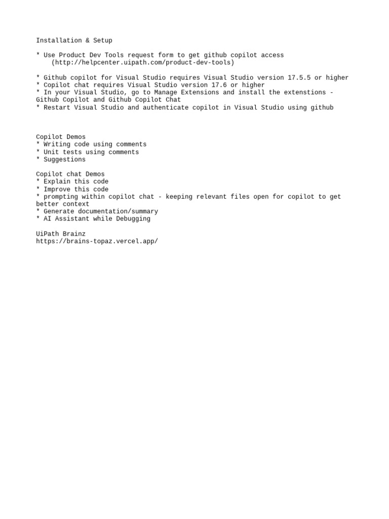 GitHub Copilot Installation Guide | PDF