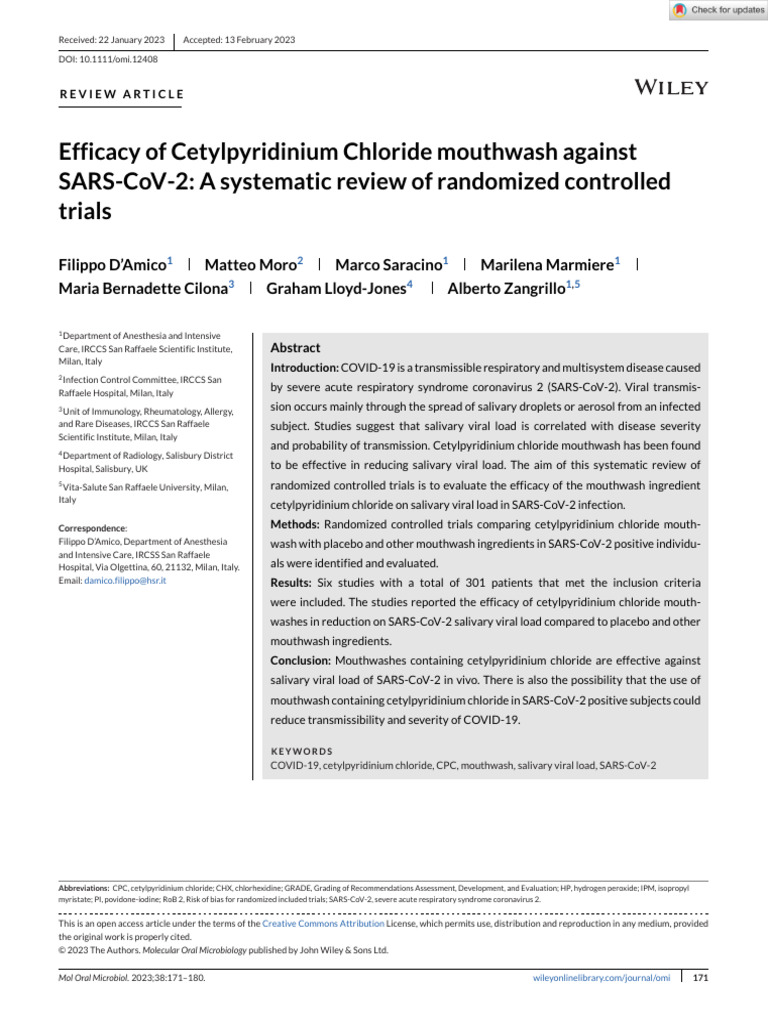 Can Mouthwash Kill Herpes Virus