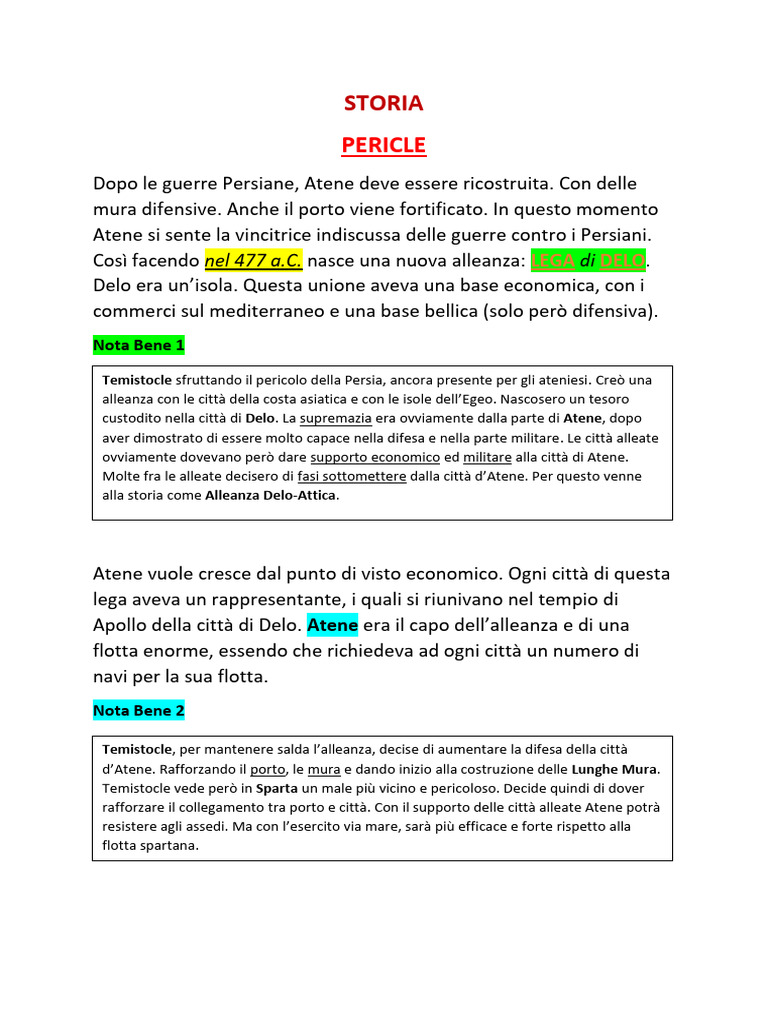 Pericle 1 | PDF