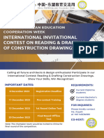 (Flyer) Reading & Drafting of Construction Drawings International Invitational Contest