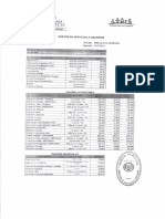 2022 Tabla Costo Automotores