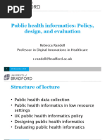 Designing Public Health Informatics 2023