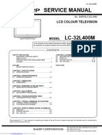 Service Manual: LC-32L400M