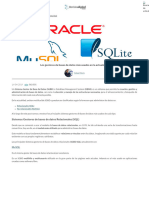 Los Gestores de Bases de Datos (SGBD) Más Usados