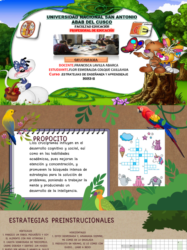 Crucigramas: Beneficios y Creación | PDF | Crecimiento personal y ...