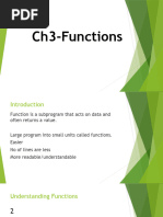 Functions (ch3)