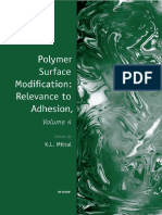 (Polymer Surface Modification - Relevance To Adhesion 4) Mittal, K.L. - Polymer Surface Modification - Relevance To Adhesion, Volume 4 - BRILL (2007)
