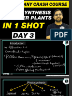 Photosynthesis in Higher Plants - Lect Notes