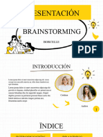 Presentacion Brainstorming Lluvia de Ideas 