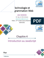 Technologie Et Programmation Web 4