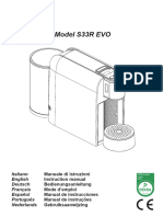 Manuale S33 EVO Caffitaly