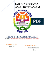 Jawahar Navodaya Vidyalaya, Kottayam: Term Ii: English Project