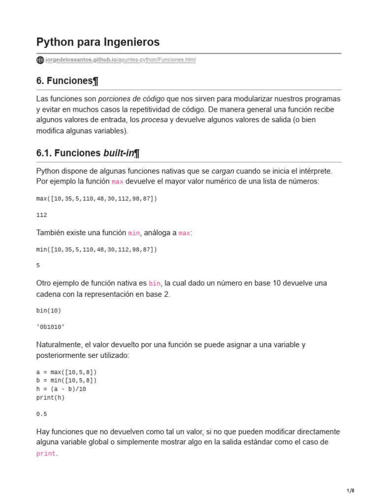 Jorgedelossantos - Github.io-Python para Ingenieros | PDF | Python ...