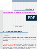 Chapitre V Marche Des Changes Et Equilibre Exterieur