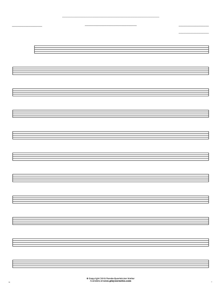 Free Music Paper | PDF
