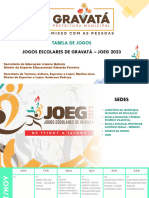 Tabela de Jogos - Joeg 2023