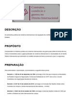 Contratos, Comércio e Guerra No Direito Internacional