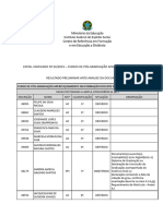 Resultado Preliminar Após Análise Da Documentação Formação Docente Edital56.2023