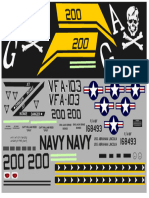 FA-18F Jolly Rogers Decal A323