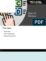 Requeriments Engineer - 3A Quiz 1 Review